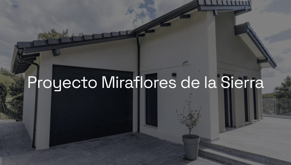 Casa prefabricada en Miraflores de la sierra