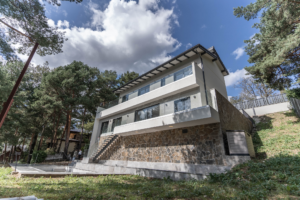 Casas prefabricadas en terrenos inclinados